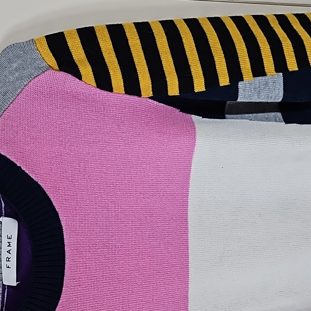 Frame Color Block Sweater - Picture 2 of 7